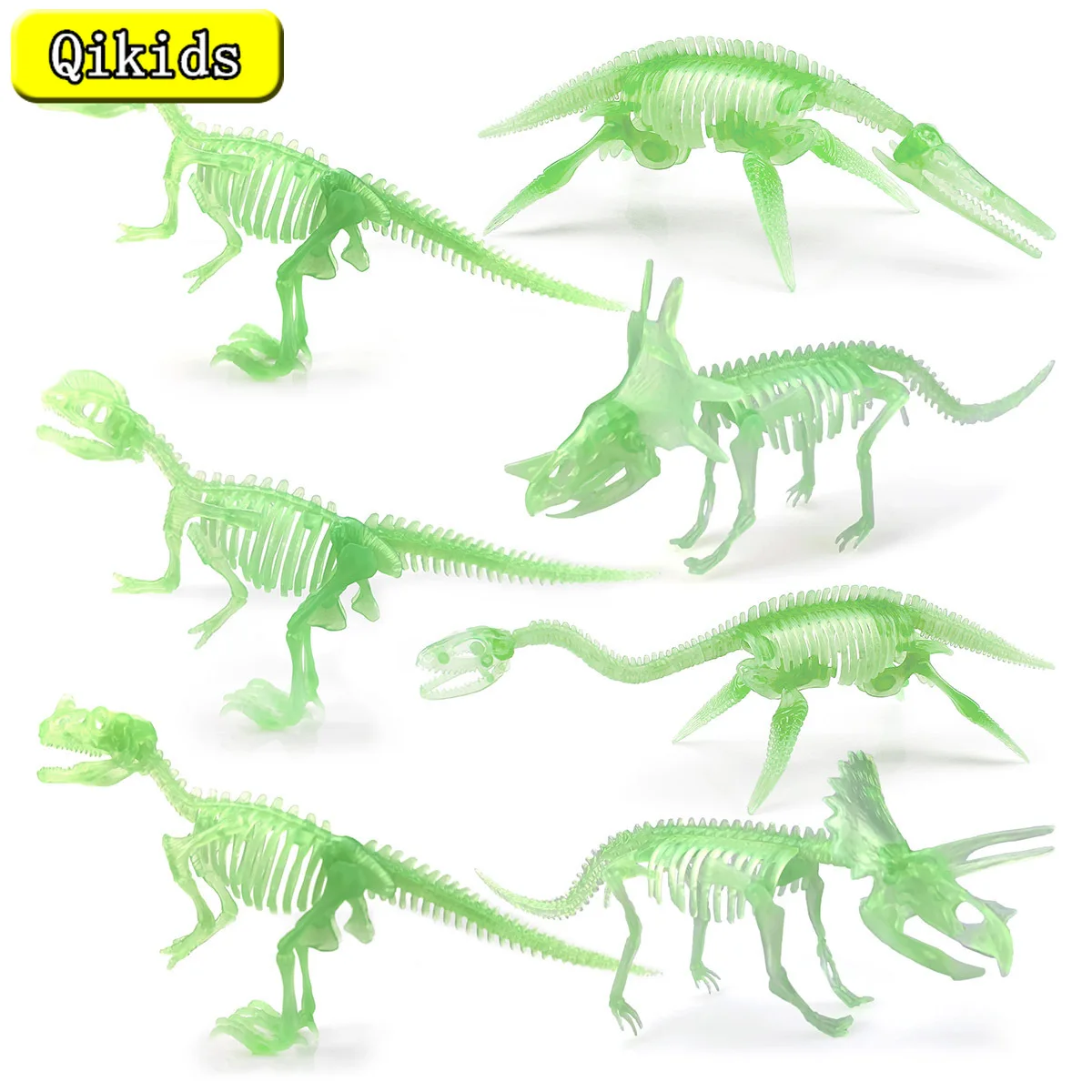 7Pcs/Set Dinosaur Toys Fossil Skeleton Fluorescence Simulation Model Action Figure Educational Creative Collection Toys For Kids
7Pcs/Set Dinosaur Toys Fossil Skeleton Fluorescence Simulation Model Action Figure Educational Creative Collection Toys For Kids