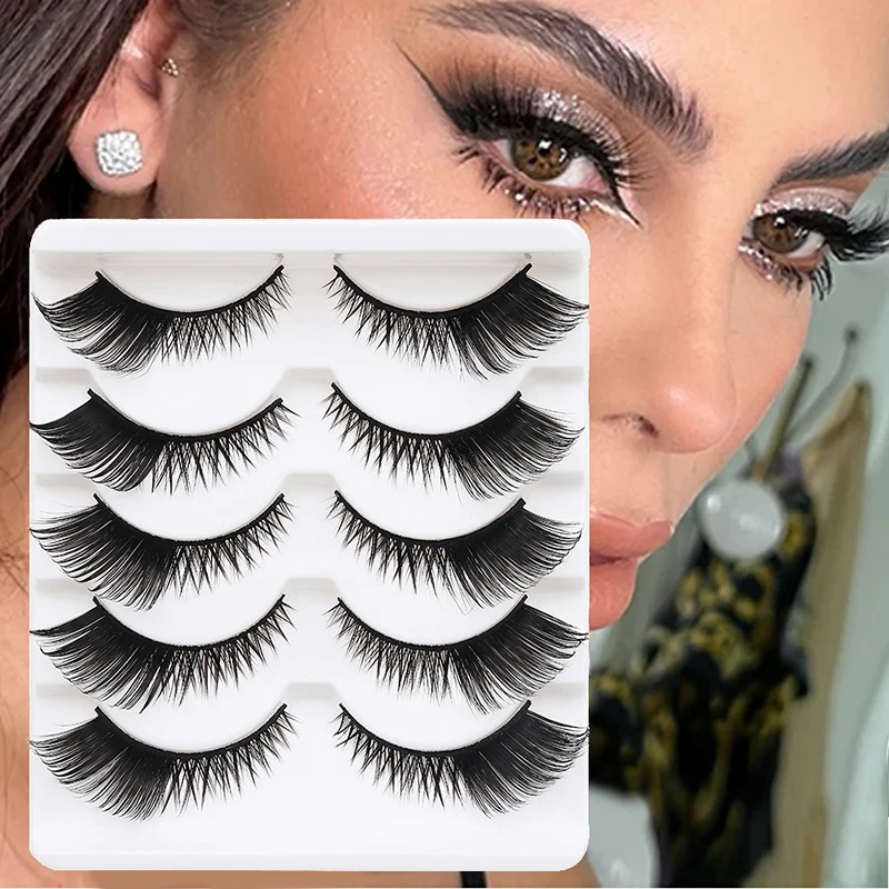 5/7/10Pairs Natural Reusable Eyelashes End Eye Elongated Lash Extension Wholesale Cat False Eyelashes 3D Wing Cross Long Lashes
5/7/10Pairs Natural Reusable Eyelashes End Eye Elongated Lash Extension Wholesale Cat False Eyelashes 3D Wing Cross Long Lashes