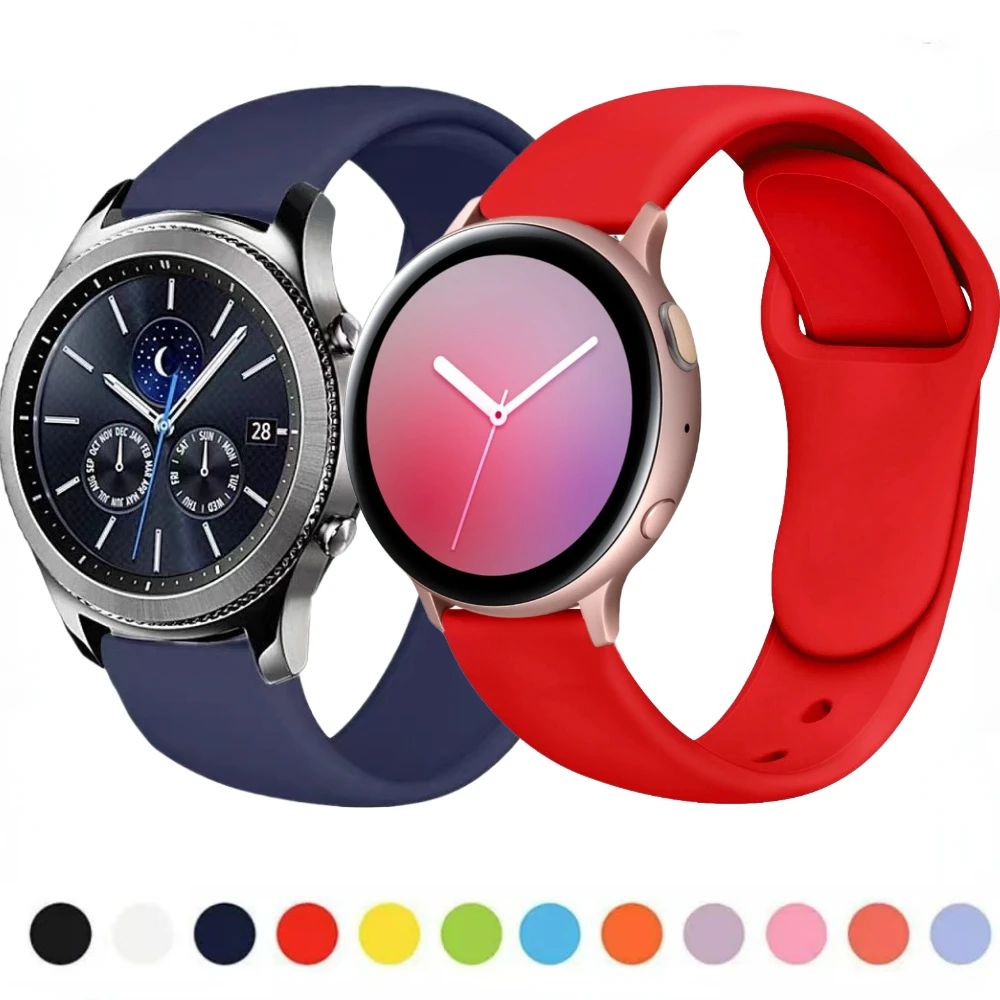 20mm 22mm Silicone Band For Samsung Galaxy Watch 5 4 Classic Pro Active 2 Soft Wristband for Huawei Watch GT 2 3/Amazfit GTR/GTS
20mm 22mm Silicone Band For Samsung Galaxy Watch 5 4 Classic Pro Active 2 Soft Wristband for Huawei Watch GT 2 3/Amazfit GTR/GTS