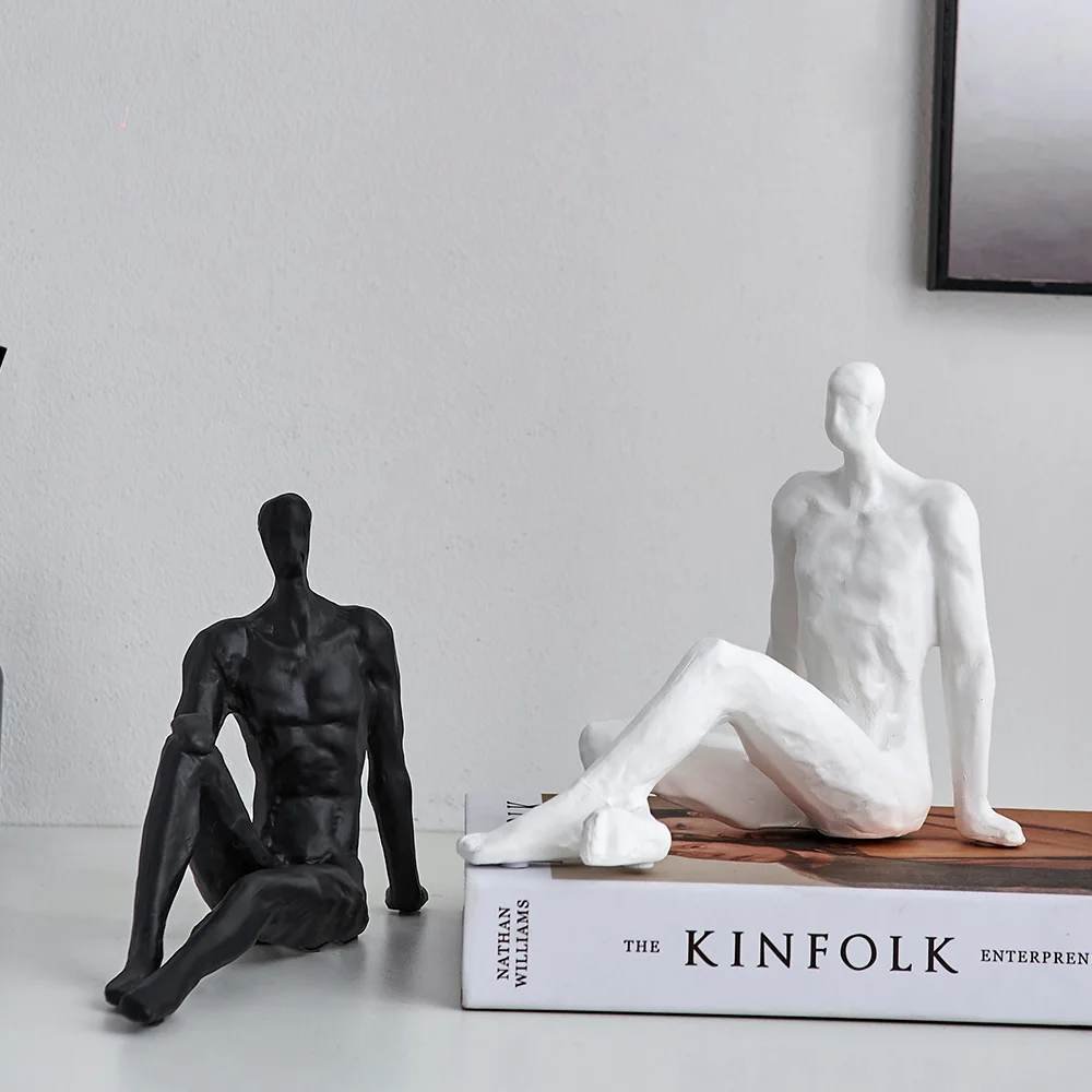 Абстрактные Фигурки для интерьера, керамическая статуя, книжная полка, украшения, аксессуары для гостиной, Декор, скульптура в стиле соврем... 
Абстрактные Фигурки для интерьера, керамическая статуя, книжная полка, украшения, аксессуары для гостиной, Декор, скульптура в стиле соврем...