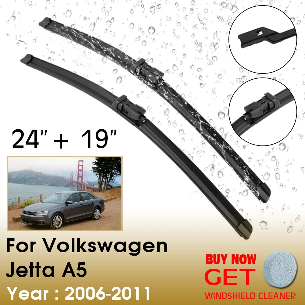 Car Wiper Blade For Volkswagen Jetta A5 24"+19" 2006-2011 Front Window Washer Windscreen Windshield Wipers Blades Accessories
Car Wiper Blade For Volkswagen Jetta A5 24"+19" 2006-2011 Front Window Washer Windscreen Windshield Wipers Blades Accessories