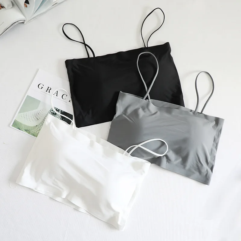 3-Piece Set Ice Silk Plain Versatile Stretchy Tube Top Women Slim Camis 4 Pieces Underwear Set Lingerie Comfort Tank Crop Tops
3-Piece Set Ice Silk Plain Versatile Stretchy Tube Top Women Slim Camis 4 Pieces Underwear Set Lingerie Comfort Tank Crop Tops