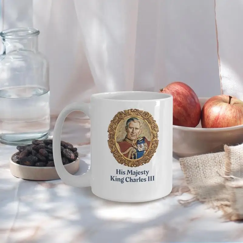 350ml King Charles III Coffee Mug Pattern Ceramic Coronation Mug Teacup Mug For Home Office School Apartment Hotel Coffee Store
350ml King Charles III Coffee Mug Pattern Ceramic Coronation Mug Teacup Mug For Home Office School Apartment Hotel Coffee Store
