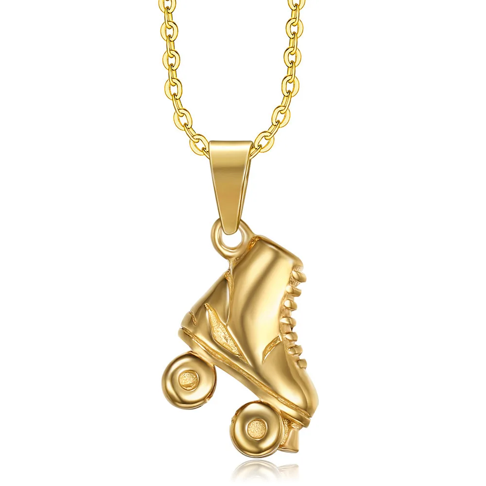 Подвеска из нержавеющей стали в стиле хип-хоп, катание на коньках, ожерелье с обувью
Подвеска из нержавеющей стали в стиле хип-хоп, катание на коньках, ожерелье с обувью