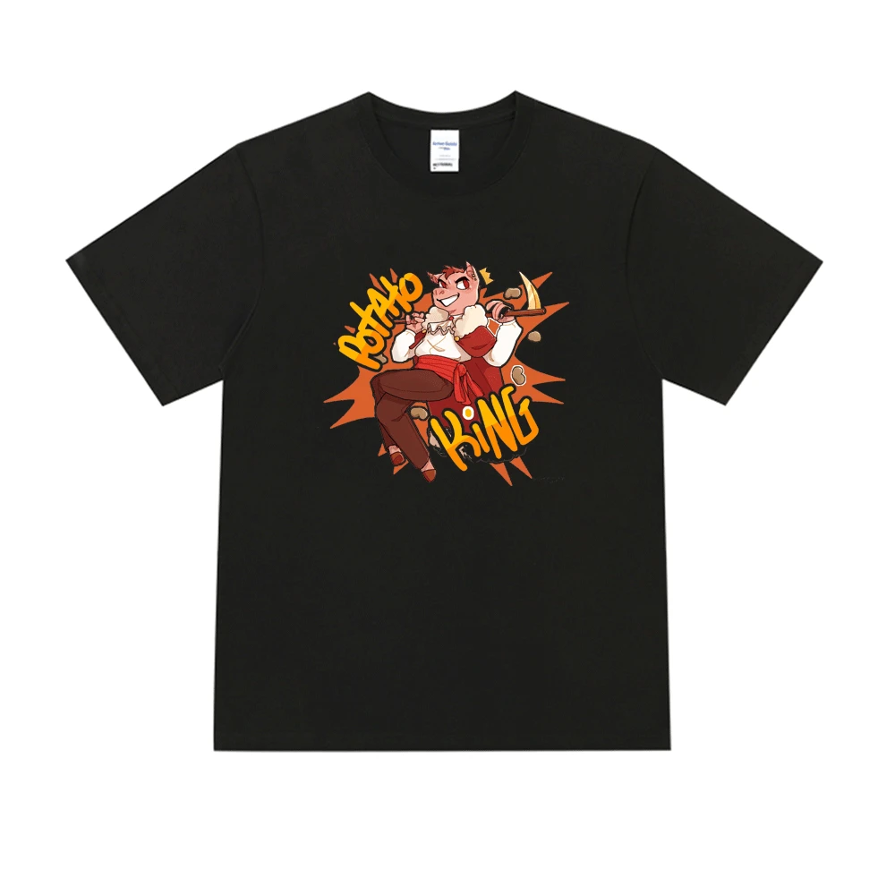 2022 Technoblade Potato King Print T Shirt Men's Women's College Youth Sportswear Short Sleeve T-Shirt Round Neck Cotton Tees
2022 Technoblade Potato King Print T Shirt Men's Women's College Youth Sportswear Short Sleeve T-Shirt Round Neck Cotton Tees