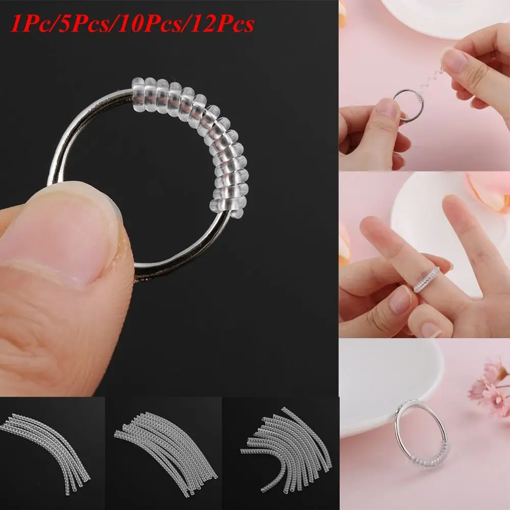 1/5/10/12 Pcs Invisible Spiral Ring Size Adjuster Shell Hard Guard Tightener Reducer Resizing Tools Jewelry Parts
1/5/10/12 Pcs Invisible Spiral Ring Size Adjuster Shell Hard Guard Tightener Reducer Resizing Tools Jewelry Parts