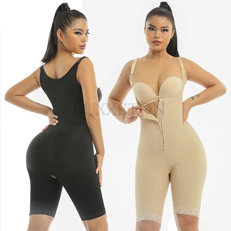 

Nude Strench Bodysuit Corset Outwear For Women Bandage Waist Trainer Sleeveless Outfits Sexy Playsuit 2023 Spring