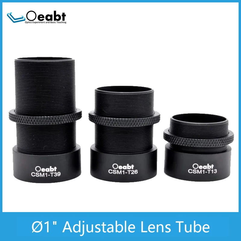 CSM1-T Series Adjustable Tube 1" Lens Tube SM1 Threaded Rotary Tube Optical Adjust Mounting Cylinder
CSM1-T Series Adjustable Tube 1" Lens Tube SM1 Threaded Rotary Tube Optical Adjust Mounting Cylinder