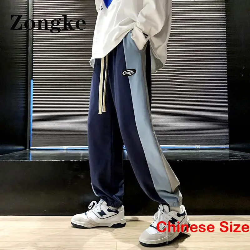 

Повседневные брюки Zongke длиной до щиколотки, Мужская одежда, мужские брюки в уличном стиле, китайские размеры, осень 2022, Новое поступление