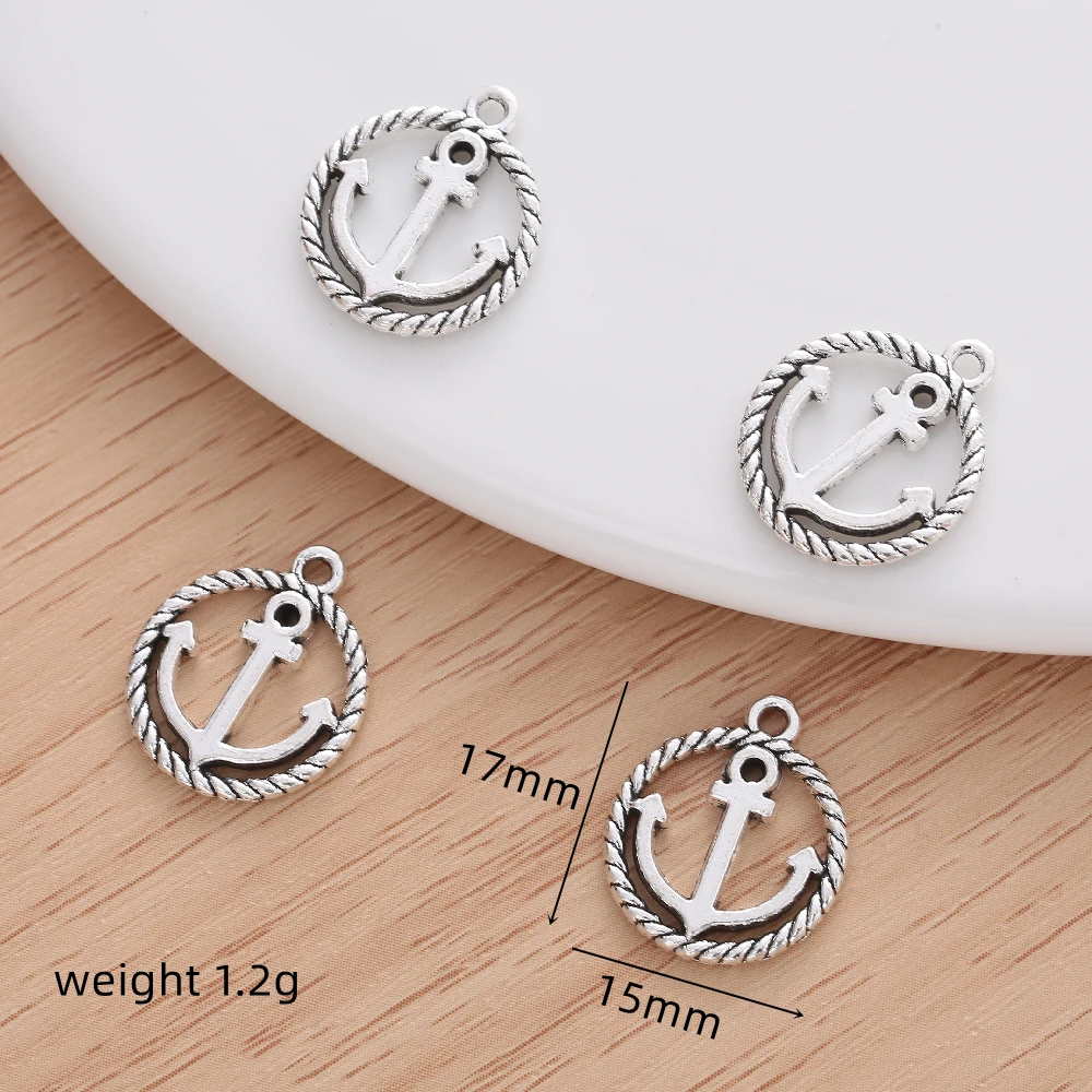 20pcs Exquisite Vintage Ship Anchor Charm Dangles Women's Fashion Jewelry Making Bracelet Necklace Supplies Pendant DIY Earring
20pcs Exquisite Vintage Ship Anchor Charm Dangles Women's Fashion Jewelry Making Bracelet Necklace Supplies Pendant DIY Earring