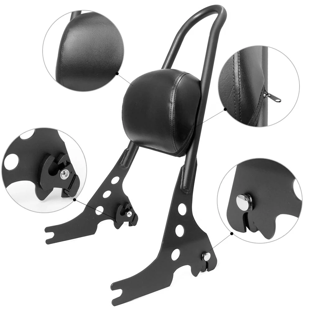Detachable Passenger Sissy Bar Backrest Pad For Harley Sportster 1200 883 04-UP Motorcycle
Detachable Passenger Sissy Bar Backrest Pad For Harley Sportster 1200 883 04-UP Motorcycle