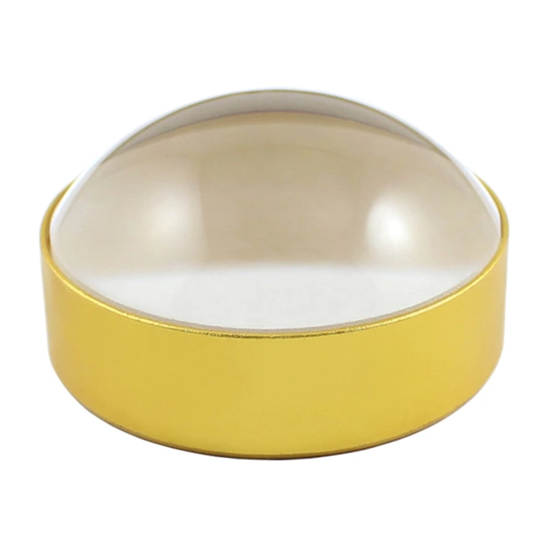 6X Reading Magnifier- Paperweight Reading Dome- Magnifying Glass 60mm/2.4" Golden Round Desktop Magnifying Glass Gift
6X Reading Magnifier- Paperweight Reading Dome- Magnifying Glass 60mm/2.4" Golden Round Desktop Magnifying Glass Gift