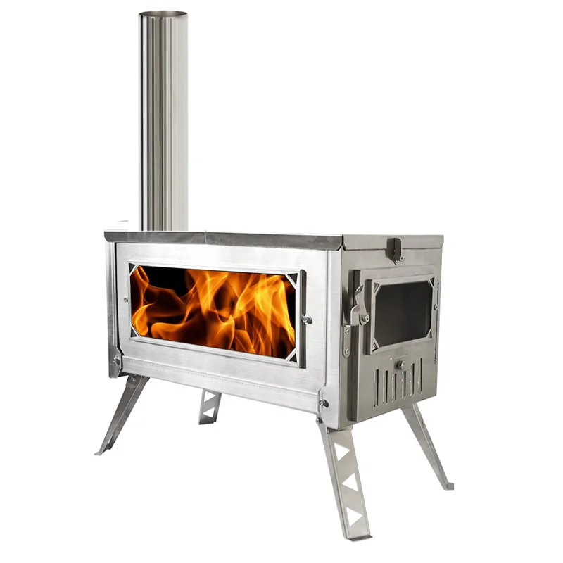 Stove Stainless Steel with Glass for Camping Tent Wood Outdoor Folding Storage Lightweight SY Accept Customized Logo 38*20*19CM
Stove Stainless Steel with Glass for Camping Tent Wood Outdoor Folding Storage Lightweight SY Accept Customized Logo 38*20*19CM