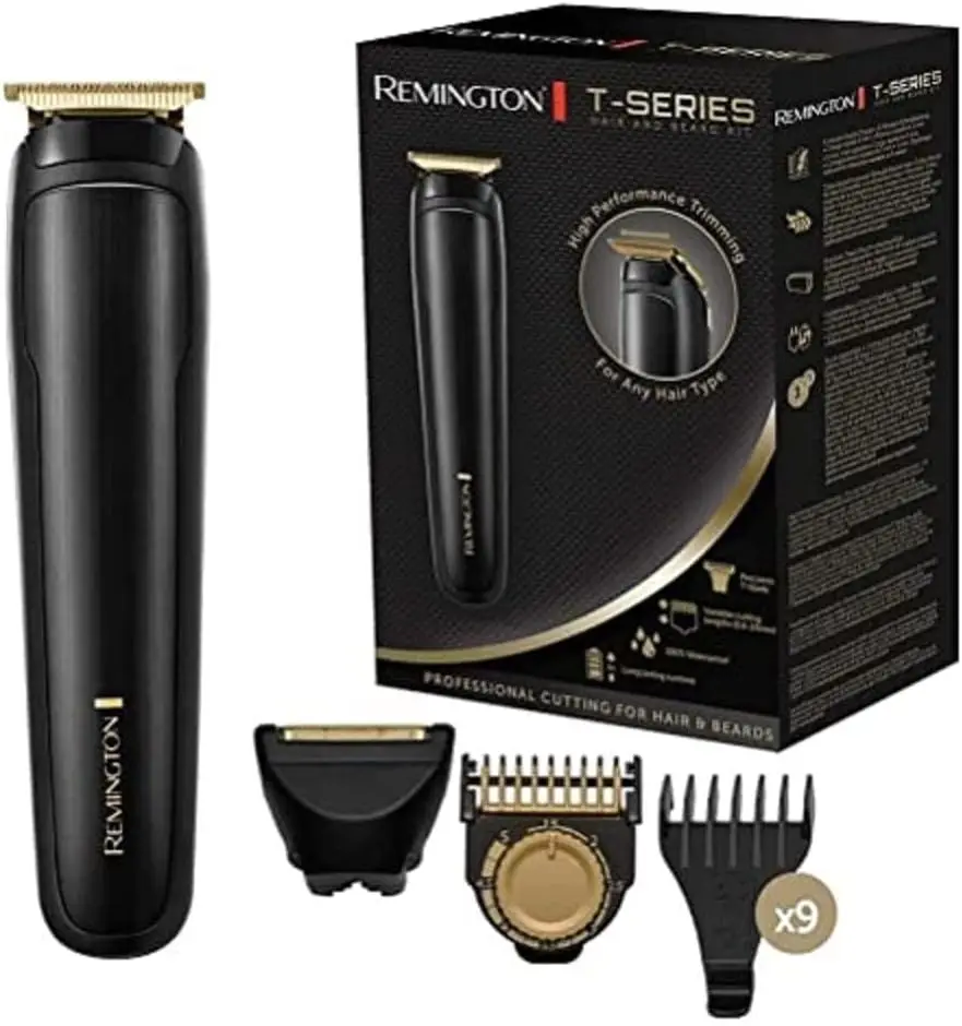 Recortadora de T-Series, Barbero y Cortapelos con Cable e Inalámbrico, Cuchilla de T para Pelo y , 9 Peines, 5 Horas Autonom
Recortadora de T-Series, Barbero y Cortapelos con Cable e Inalámbrico, Cuchilla de T para Pelo y , 9 Peines, 5 Horas Autonom