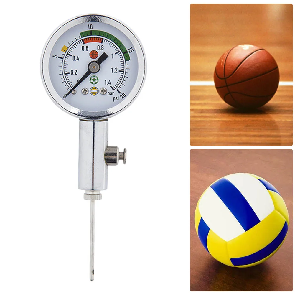 Soccer Ball Pressure Gauge Air Watch Football Volleyball Basketball Barometers Metal Adjust Pressure Inflatables Toys Outdoor
Soccer Ball Pressure Gauge Air Watch Football Volleyball Basketball Barometers Metal Adjust Pressure Inflatables Toys Outdoor