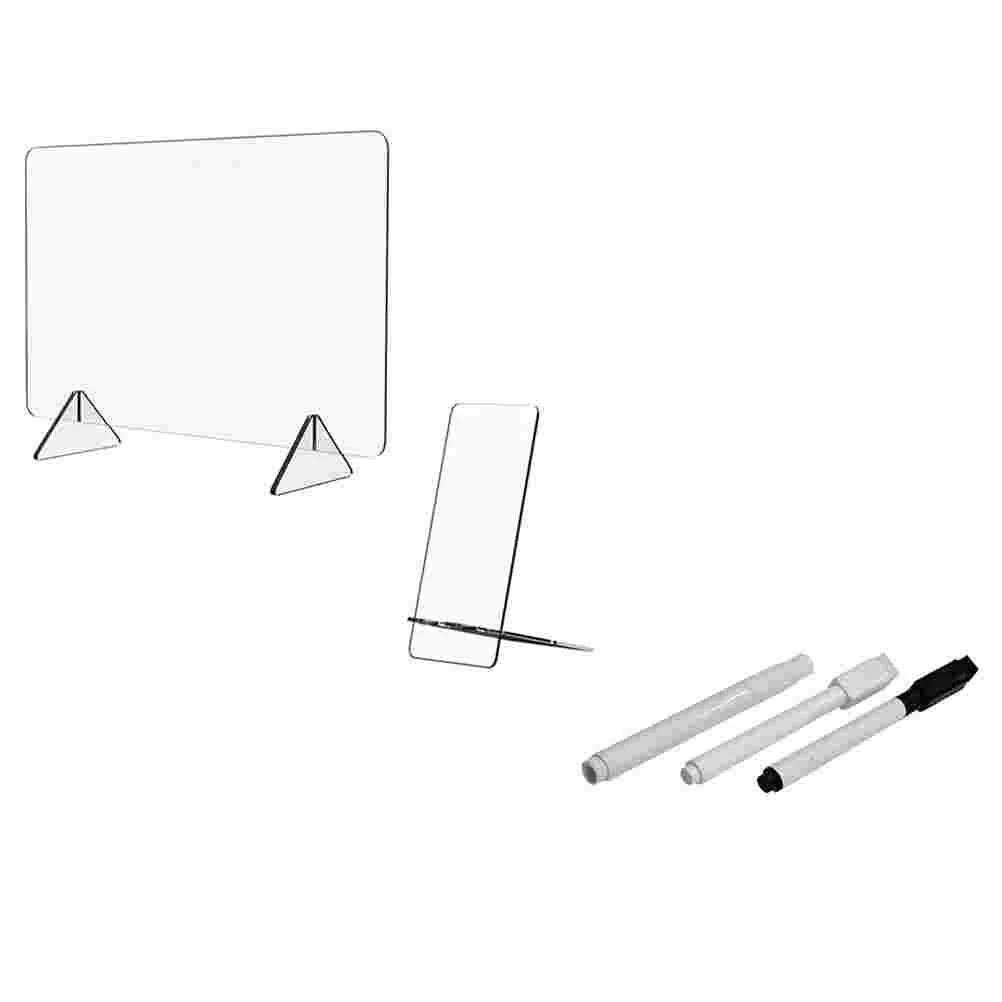 1 Set Transparent Acrylic Note Boards Desktop Clear Message Boards Erasable Boards
1 Set Transparent Acrylic Note Boards Desktop Clear Message Boards Erasable Boards