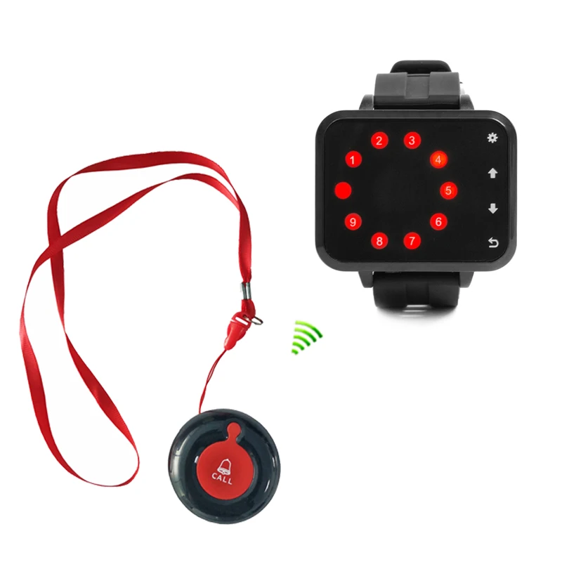 Wireless Watch Caregiver Call Button Emergency Alarm Ring System for Elderly Kids 1 Receiver 1 Transmitter
Wireless Watch Caregiver Call Button Emergency Alarm Ring System for Elderly Kids 1 Receiver 1 Transmitter
