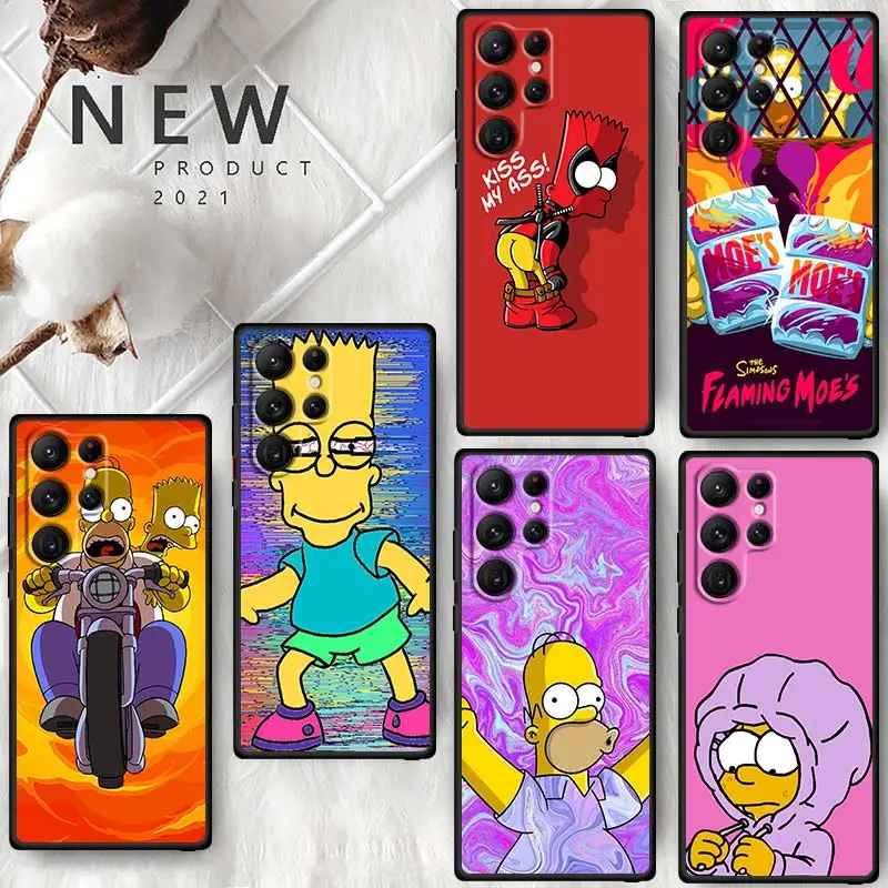 Simpsons Lisa Bart Homer Phone Case For Samsung Galaxy S23 S22 S21 S20 FE S10 S10E S9 S8 Plus Ultra Pro Lite 5G Black Cover
Simpsons Lisa Bart Homer Phone Case For Samsung Galaxy S23 S22 S21 S20 FE S10 S10E S9 S8 Plus Ultra Pro Lite 5G Black Cover