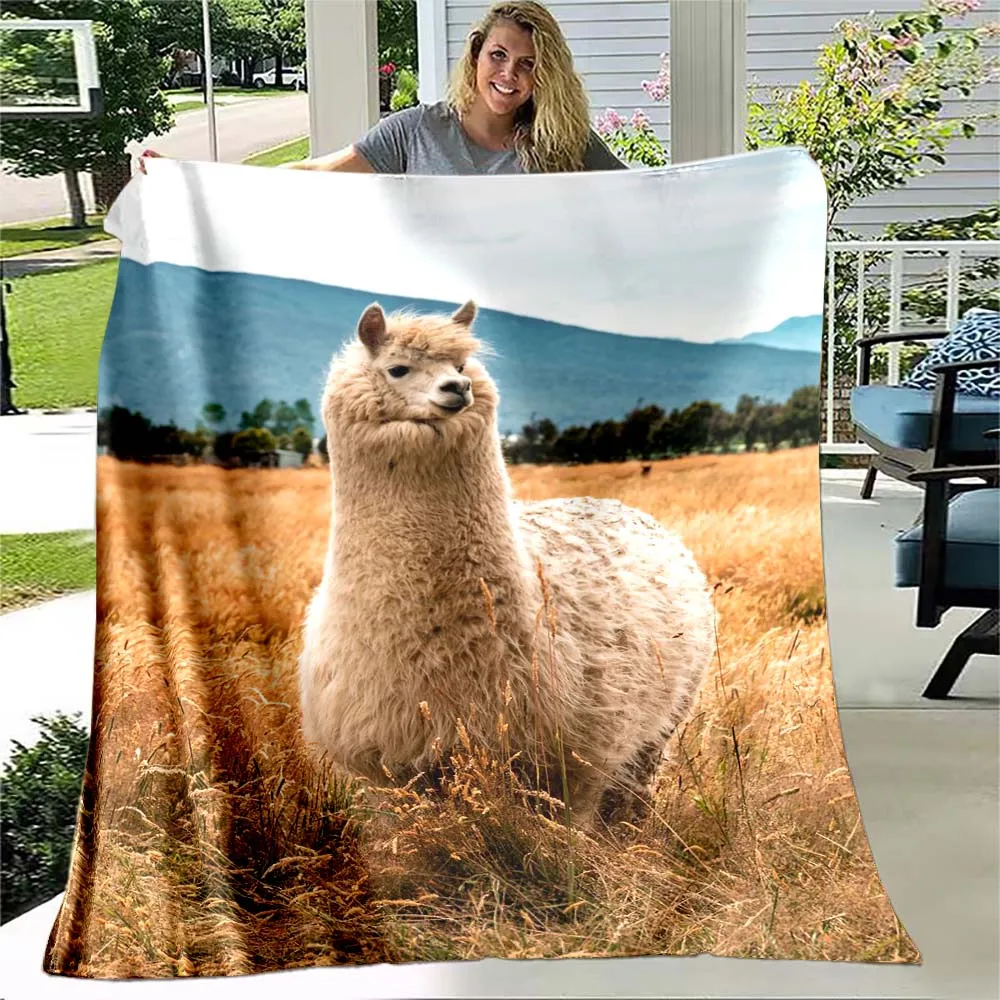 Funny Alpaca Throw Blanket Sofa Blankets for Beds Super Soft Warm Blanket Cover Flannel Warm Soft Bedspread Animal Home Decor
Funny Alpaca Throw Blanket Sofa Blankets for Beds Super Soft Warm Blanket Cover Flannel Warm Soft Bedspread Animal Home Decor