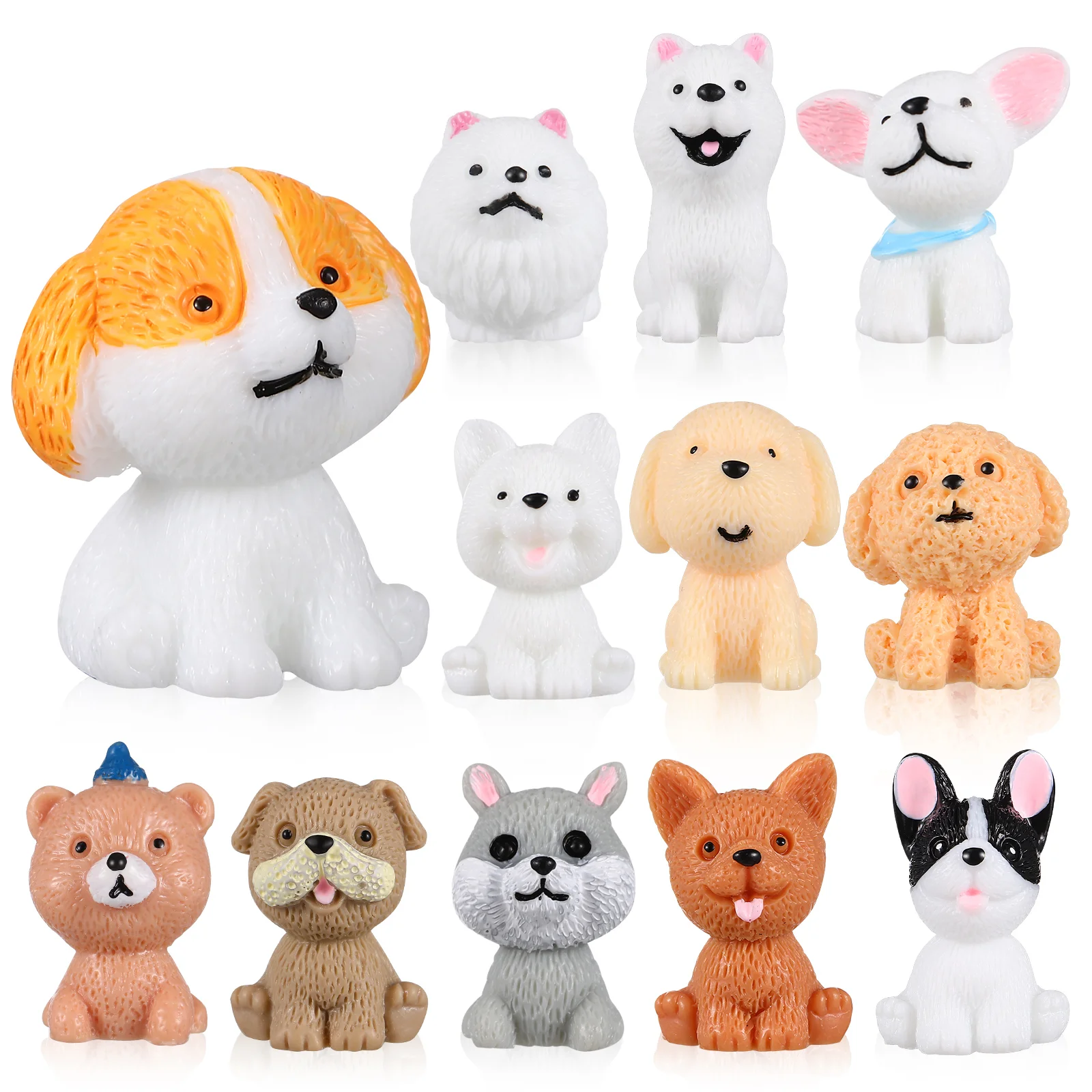 12 Pcs Cartoon Puppy Ornaments Figurines Astetic Room Decor Model Dog Statue Resin Home
12 Pcs Cartoon Puppy Ornaments Figurines Astetic Room Decor Model Dog Statue Resin Home