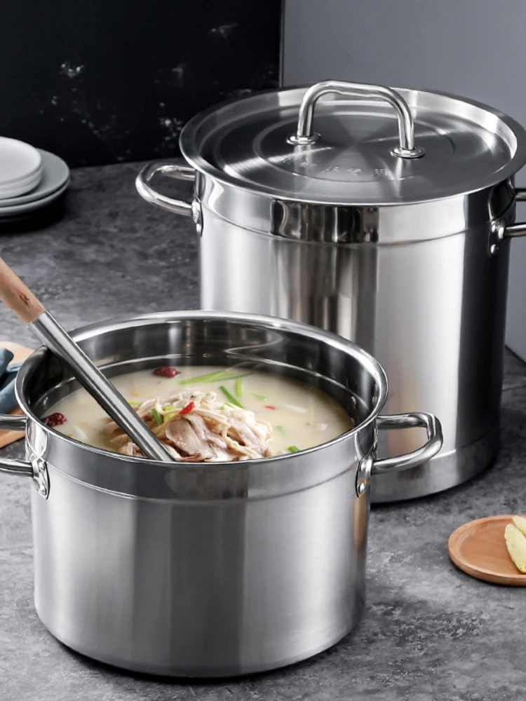 Induction Cooker Special Stainless Steel Soup Bucket Thickened Household Commercial Large Capacity Water Storage Bucket with Lid
Induction Cooker Special Stainless Steel Soup Bucket Thickened Household Commercial Large Capacity Water Storage Bucket with Lid