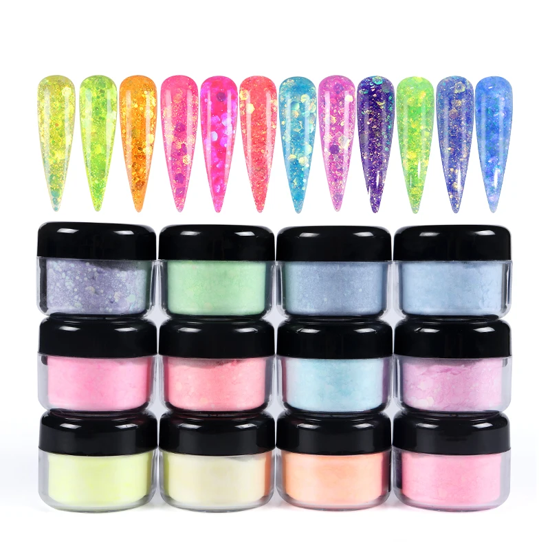 15g Rainbow Color Mixed Hexagon Glitter Sequins Acrylic Powder For Professional Nail Art Design Decorative Supplies Accessories
15g Rainbow Color Mixed Hexagon Glitter Sequins Acrylic Powder For Professional Nail Art Design Decorative Supplies Accessories