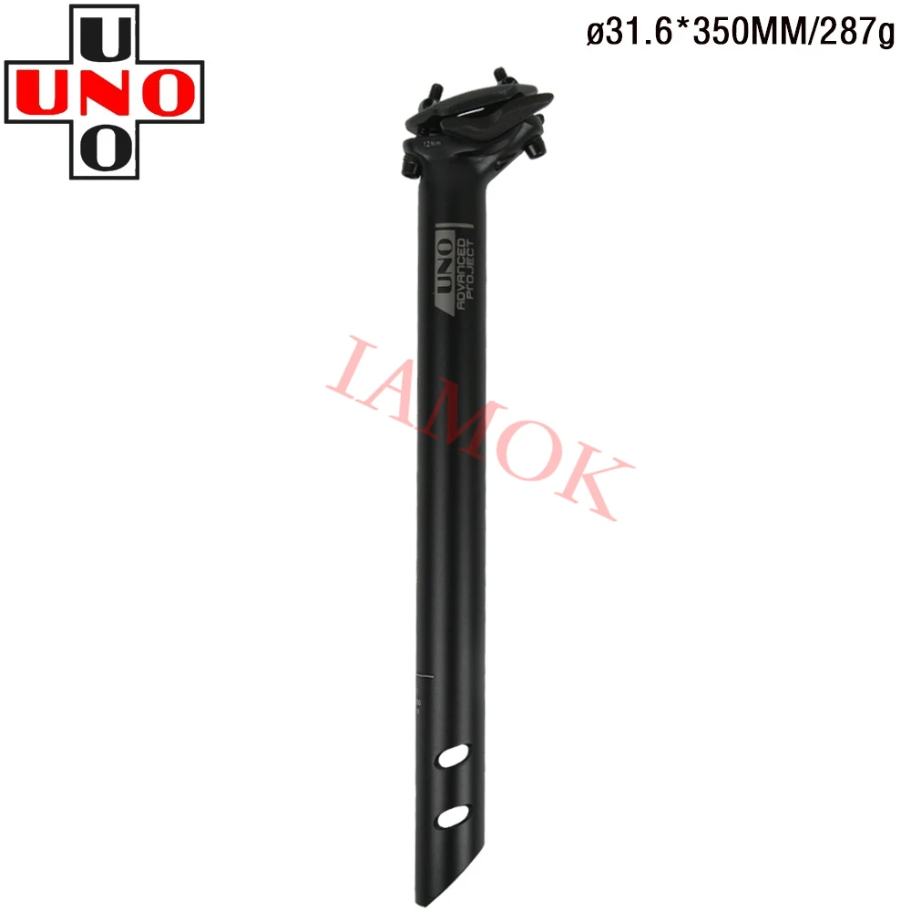 

UNO SP-719 Bicycle Rear Wave Seat Post 350/400mm Iamok Ultra Light Black 27.2/30.9/31.6mm Seatpost Bike Parts