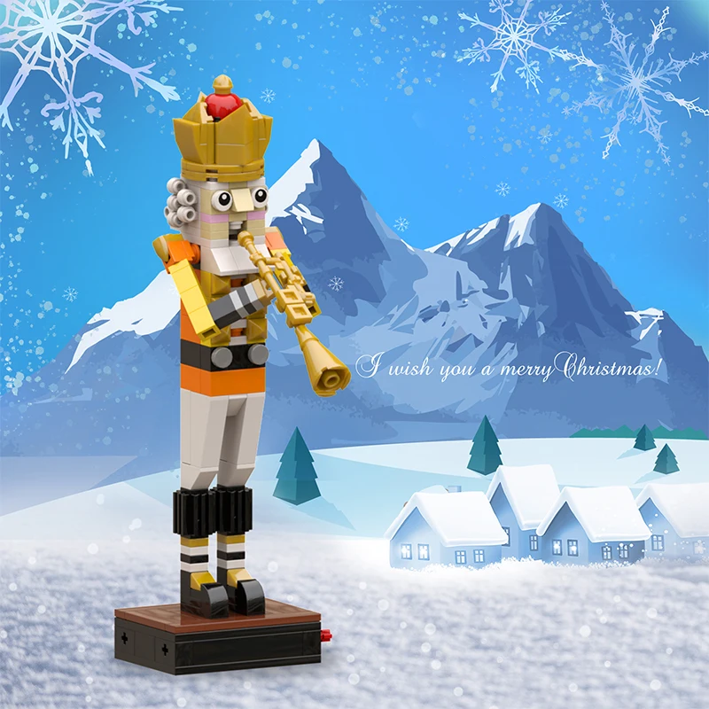 BuildMoc Winter The Nutcrackered And The Mouse King Building Blocks Set Waist Drum Soldier Trumpeter Kinged Christmas Toys Gifts
BuildMoc Winter The Nutcrackered And The Mouse King Building Blocks Set Waist Drum Soldier Trumpeter Kinged Christmas Toys Gifts