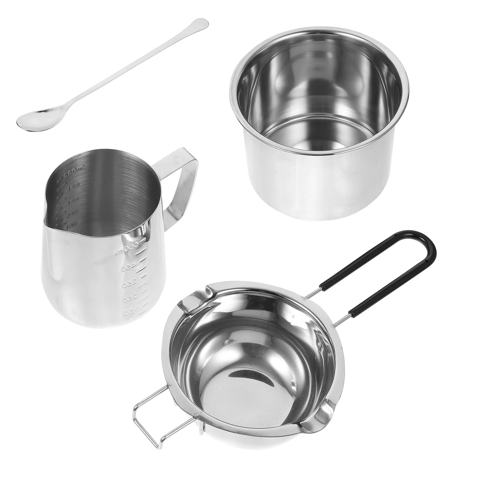 Pot Melting Steel Stainless Double Boiler Pan Measuring Cupwater Boiling Pouring Making Soaphandle Storage Stockpot Butter
Pot Melting Steel Stainless Double Boiler Pan Measuring Cupwater Boiling Pouring Making Soaphandle Storage Stockpot Butter