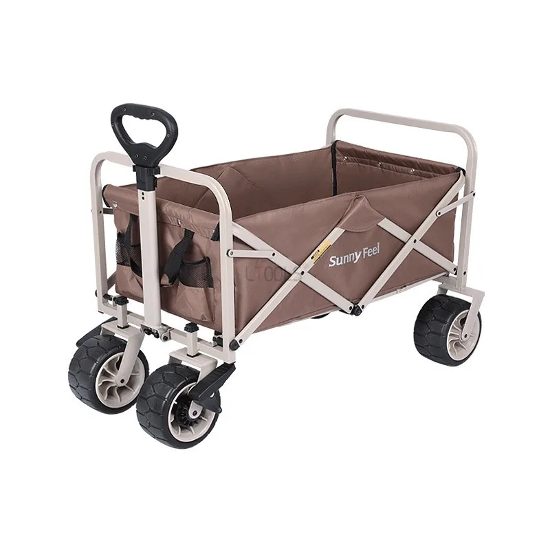 100L/150L Camping Trolley with Dual Brake Silent Tank Wheels High Load-bearing Foldable Picnic Cart Adjustable Telescopic Handle
100L/150L Camping Trolley with Dual Brake Silent Tank Wheels High Load-bearing Foldable Picnic Cart Adjustable Telescopic Handle