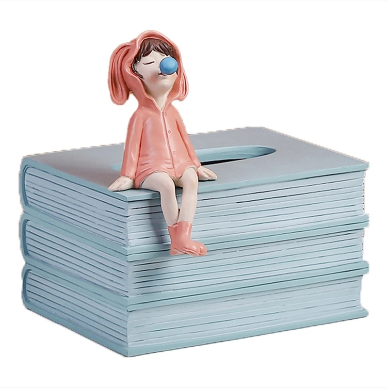 Simple Cute Girl Tissue Box Home Decor Napkin Holder Paper Storage Box Room Decoration Crafts Napkins on the Table
Simple Cute Girl Tissue Box Home Decor Napkin Holder Paper Storage Box Room Decoration Crafts Napkins on the Table