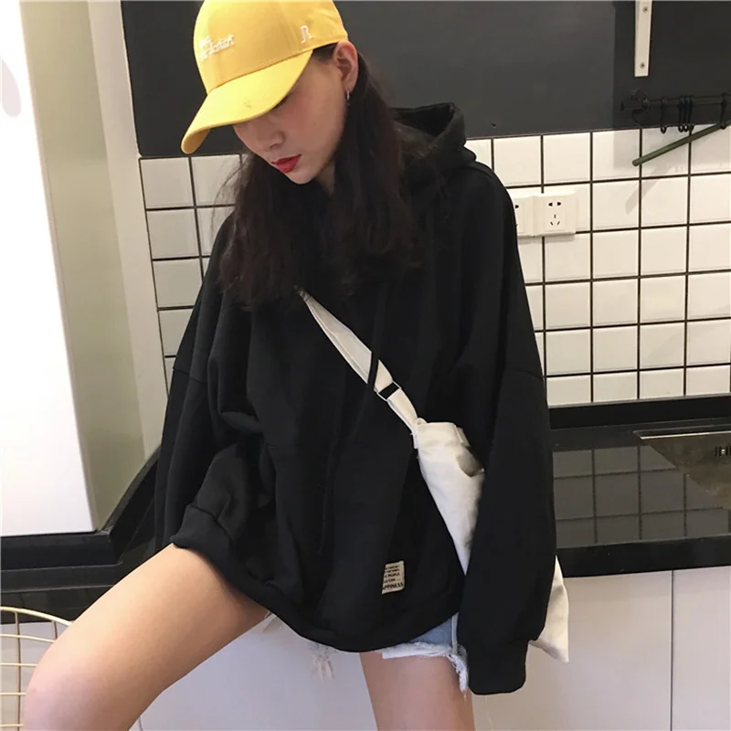 Autumn Spring Women Batwing Sleeve Hooded Lace Up Female Loose Casual Fashion Comfortable Harajuku Sweatshirts ZX880 
Autumn Spring Women Batwing Sleeve Hooded Lace Up Female Loose Casual Fashion Comfortable Harajuku Sweatshirts ZX880
