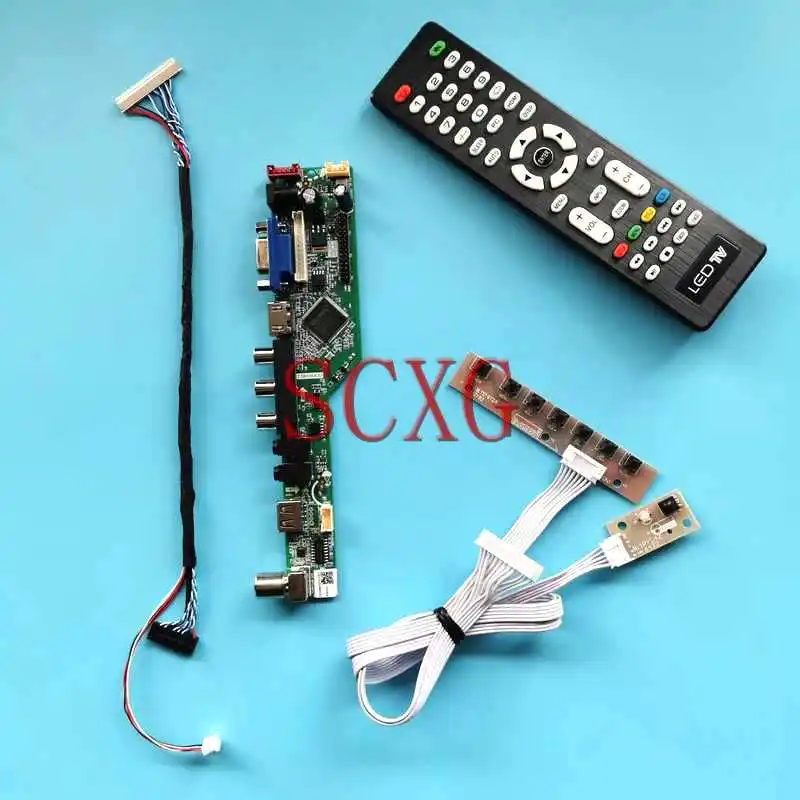 Display Screen Analog TV Drive Board For CLAA089NA0ACW CLAA089NA0BCW 8.9" 30 Pin LVDS Kit 1024*600 USB VGA AV RF HDMI-Compatible
Display Screen Analog TV Drive Board For CLAA089NA0ACW CLAA089NA0BCW 8.9" 30 Pin LVDS Kit 1024*600 USB VGA AV RF HDMI-Compatible