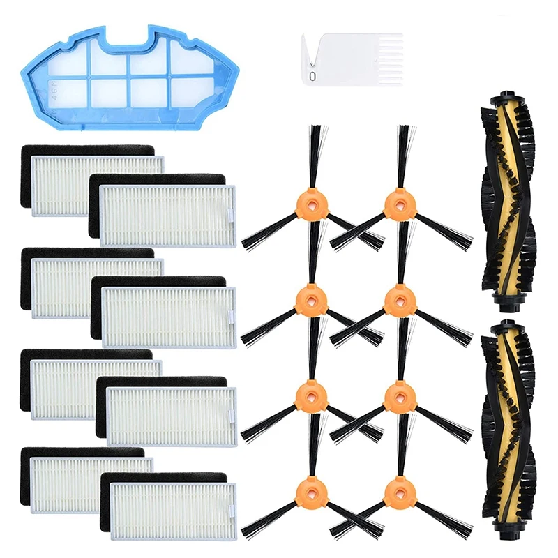 Replacement Accessories Kit For Ecovacs Deebot N79 N79S N79se Robotic Vacuum Main Brush,Filter,Primary Filter,Side Brush
Replacement Accessories Kit For Ecovacs Deebot N79 N79S N79se Robotic Vacuum Main Brush,Filter,Primary Filter,Side Brush