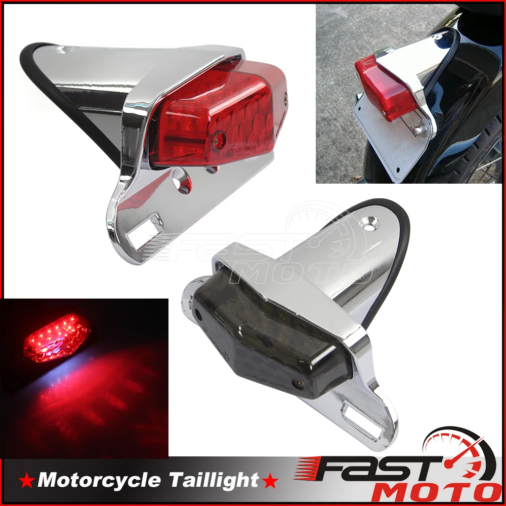 Universal Motorcycle LED Tailight Rear License Plate Light Driving Brake Light Indicator Lamp For Harley Bobber Custom Honda
Universal Motorcycle LED Tailight Rear License Plate Light Driving Brake Light Indicator Lamp For Harley Bobber Custom Honda