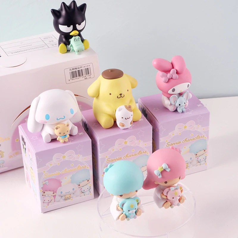 Hobbies Action Figur Fantasy Sanrio Series Cinnamoroll Pom Pom Purin Anime Decoration Collection Toy for Children Gift
Hobbies Action Figur Fantasy Sanrio Series Cinnamoroll Pom Pom Purin Anime Decoration Collection Toy for Children Gift