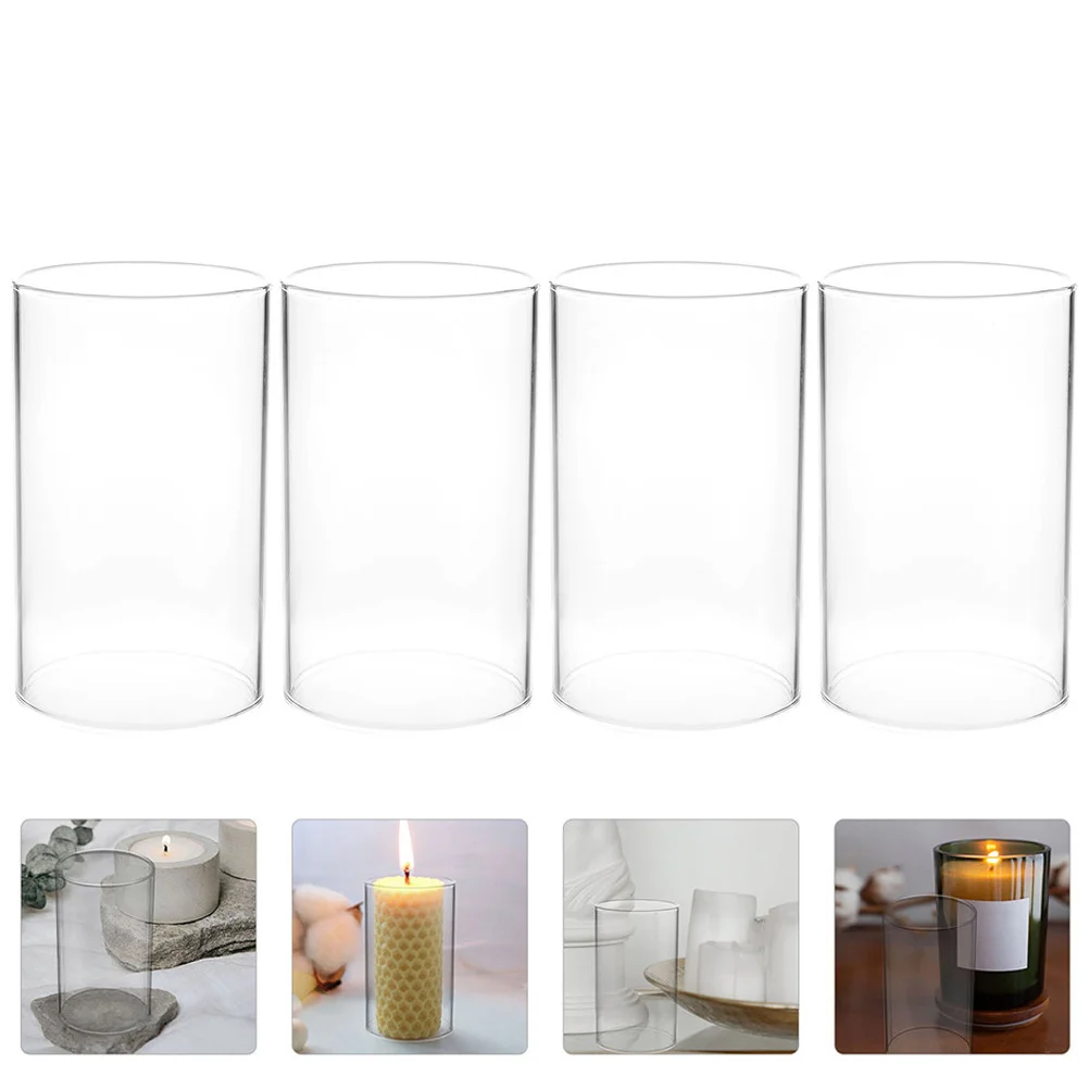 Glass Holder Covers Lamp Shade Cover Chimney Clear Pillar Tube Open Ended Stand Holders Cylinder Lid Votive Decorative Sleeve
Glass Holder Covers Lamp Shade Cover Chimney Clear Pillar Tube Open Ended Stand Holders Cylinder Lid Votive Decorative Sleeve