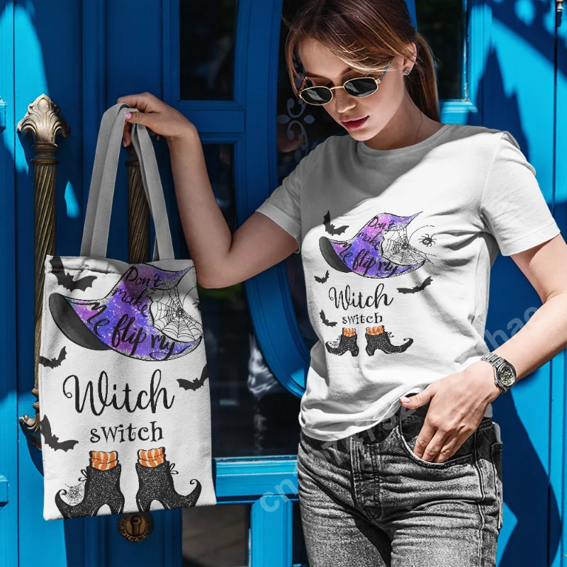 Halloween T-shirt Short Sleeve Printing Round Neck Double Sided Horror Retro Shirt Girl Oversize Tees Fashion Trendy Witch Top
Halloween T-shirt Short Sleeve Printing Round Neck Double Sided Horror Retro Shirt Girl Oversize Tees Fashion Trendy Witch Top