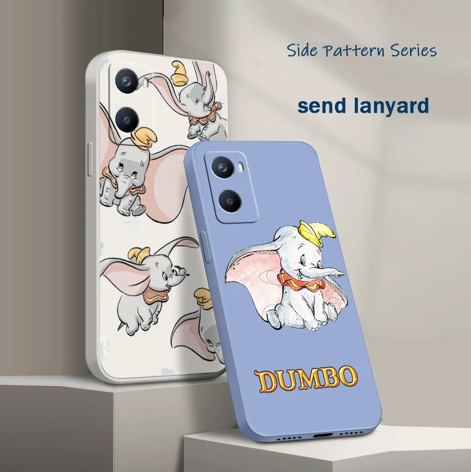 Cute Dumbo Phone Case For OPPO Realme 9i 8i 8 7i 6i 6s 5i C21 C17 C11 C2 Pro Plus Liquid Rope Funda Cover
Cute Dumbo Phone Case For OPPO Realme 9i 8i 8 7i 6i 6s 5i C21 C17 C11 C2 Pro Plus Liquid Rope Funda Cover