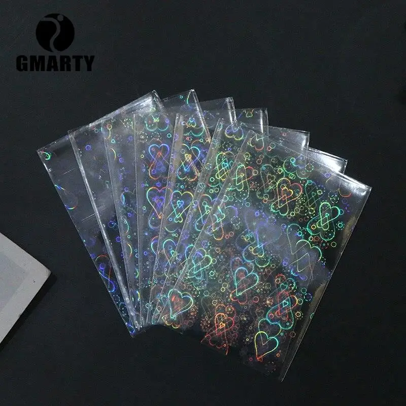 50Pcs Love Pattern Album Laser Small Card Protective Cover Laser Storage Bags Flat Laser Card Film Protective Covers
50Pcs Love Pattern Album Laser Small Card Protective Cover Laser Storage Bags Flat Laser Card Film Protective Covers
