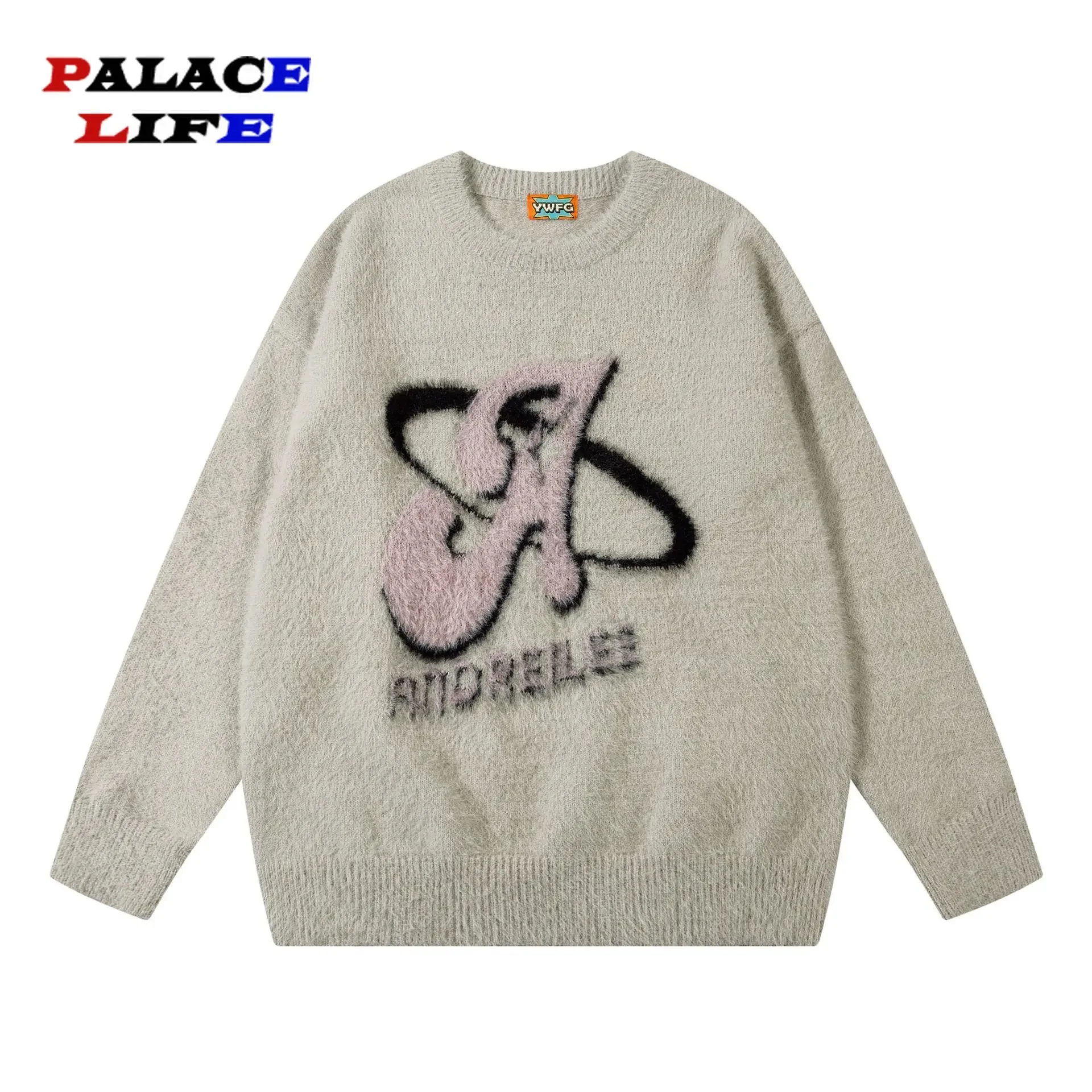 Свитер мужской вязаный жаккардовый, винтажный свитер с музыкой, Модный пуловер оверсайз в Корейском стиле, повседневный джемпер в стиле Харадзюку для пар, зима
Свитер мужской вязаный жаккардовый, винтажный свитер с музыкой, Модный пуловер оверсайз в Корейском стиле, повседневный джемпер в стиле Харадзюку для пар, зима