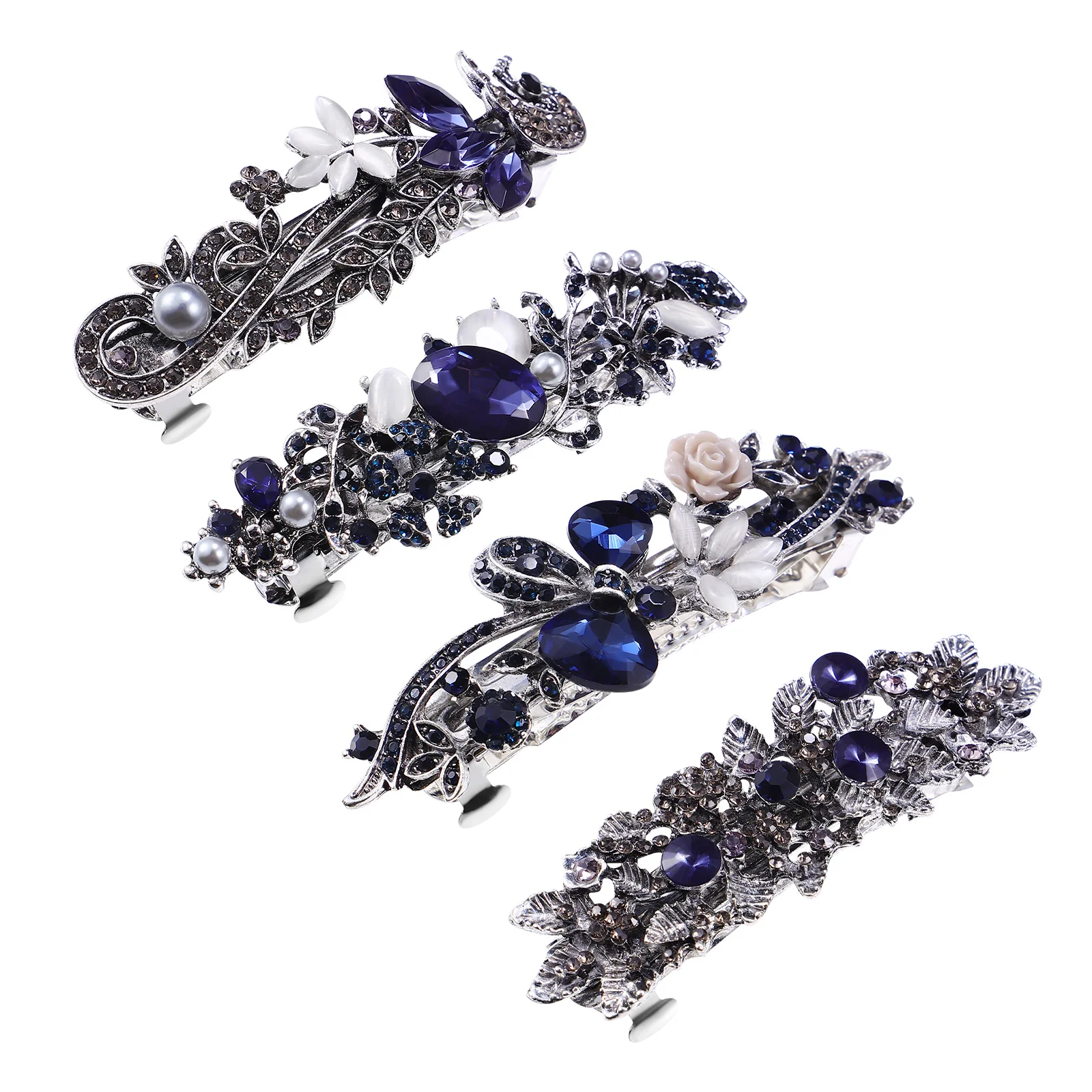 Hair Clips Clip Barrettes Metal Vintagehairpin Flower Accessories Bronze Rhinestone Retro French Barrette Spring Floral
Hair Clips Clip Barrettes Metal Vintagehairpin Flower Accessories Bronze Rhinestone Retro French Barrette Spring Floral