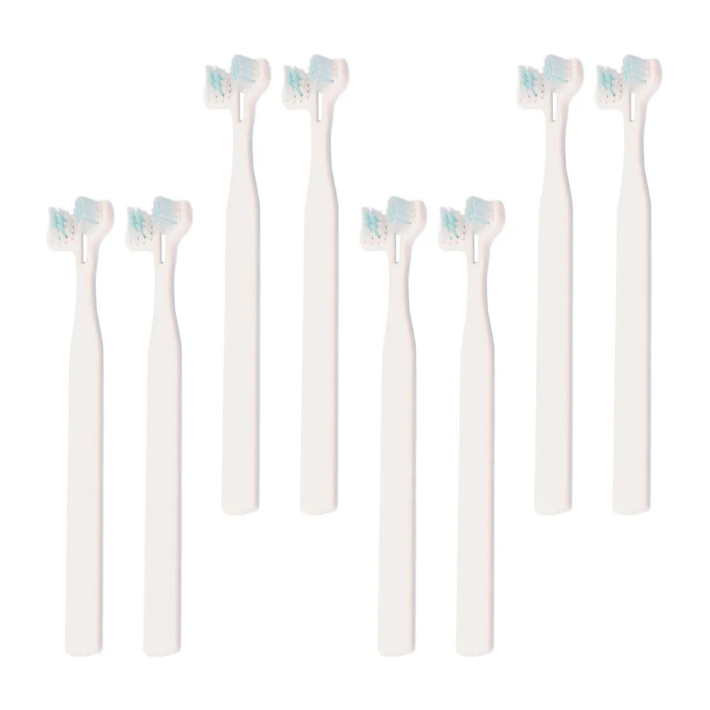 8 шт., зубные щётки с двойной головкой
8 шт., зубные щётки с двойной головкой