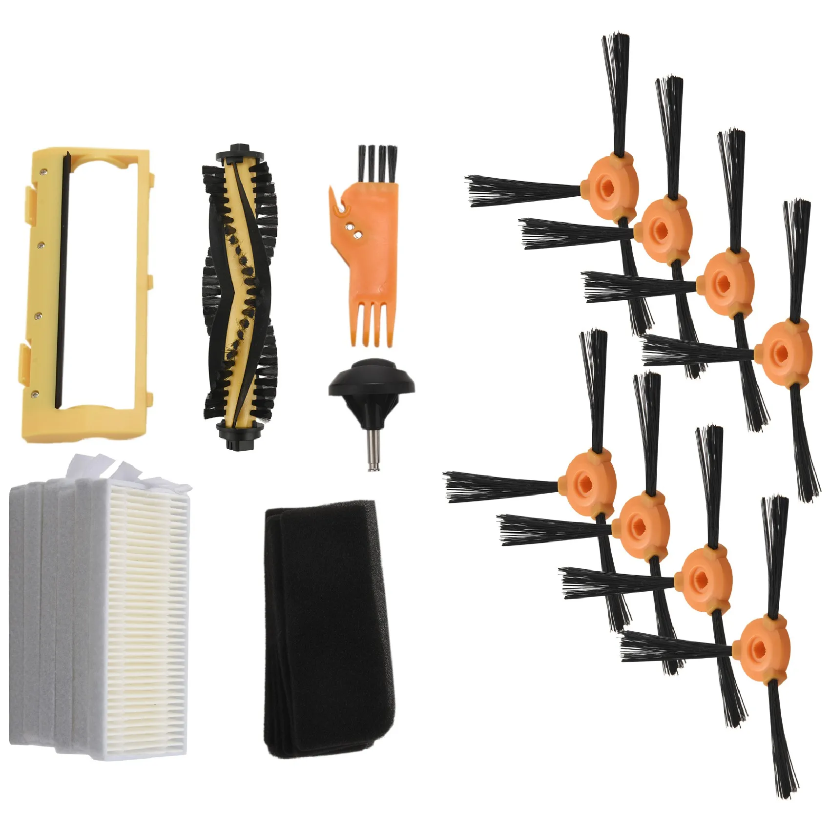 18Pcs Side Brush Main Brush Frame Cover Caster Wheel Filter for ECOVACS DEEBOT 600 601 605 710 N79 N79S Vacuum Cleaner Spare
18Pcs Side Brush Main Brush Frame Cover Caster Wheel Filter for ECOVACS DEEBOT 600 601 605 710 N79 N79S Vacuum Cleaner Spare