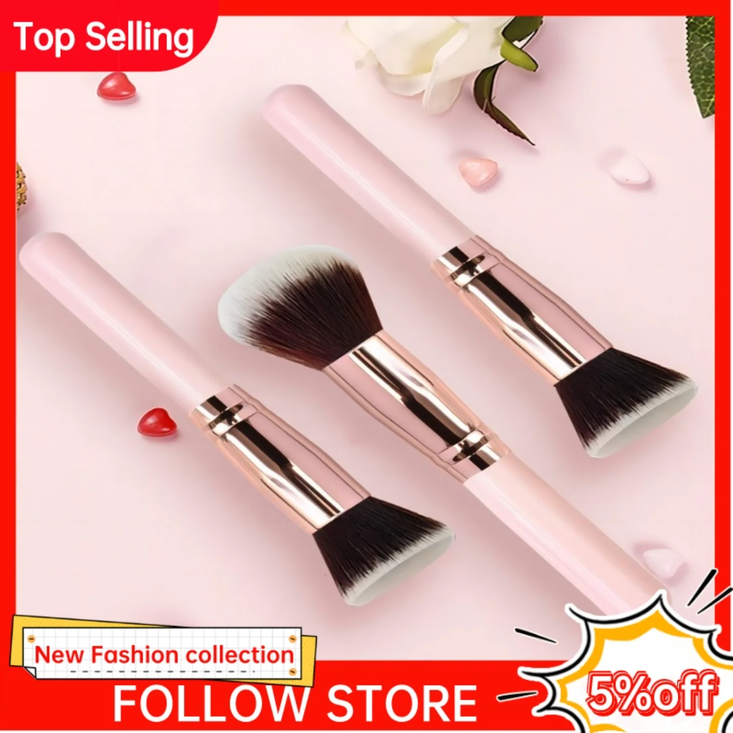 Makeup Brushes Foundation Loose Powder Concealer Blending Blush Brush Professional Cosmetic Beauty Makeup Tool for Women Girl
Makeup Brushes Foundation Loose Powder Concealer Blending Blush Brush Professional Cosmetic Beauty Makeup Tool for Women Girl