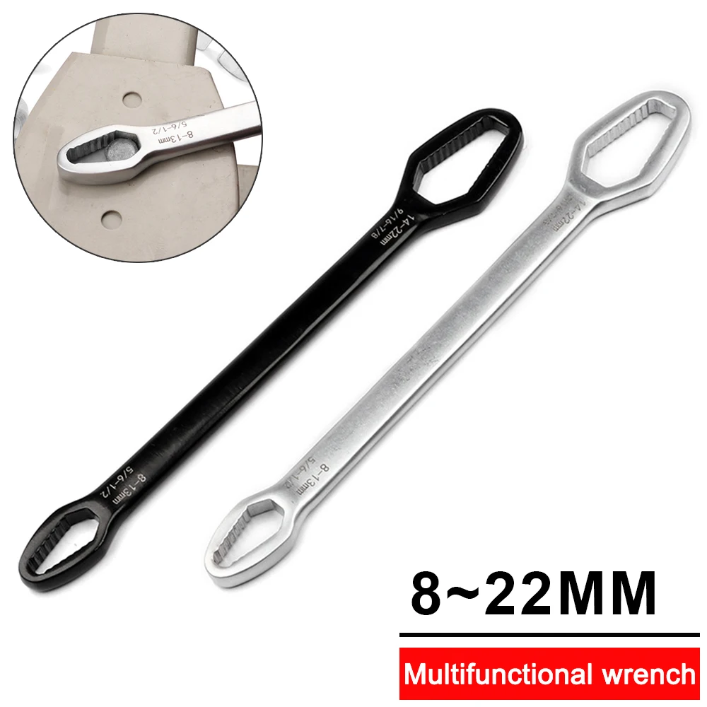 8-22mm Torx Wrench Hand Tools Double Head Adjustable Wrench Board Two End Special Shaped Multifunctional Wrench
8-22mm Torx Wrench Hand Tools Double Head Adjustable Wrench Board Two End Special Shaped Multifunctional Wrench