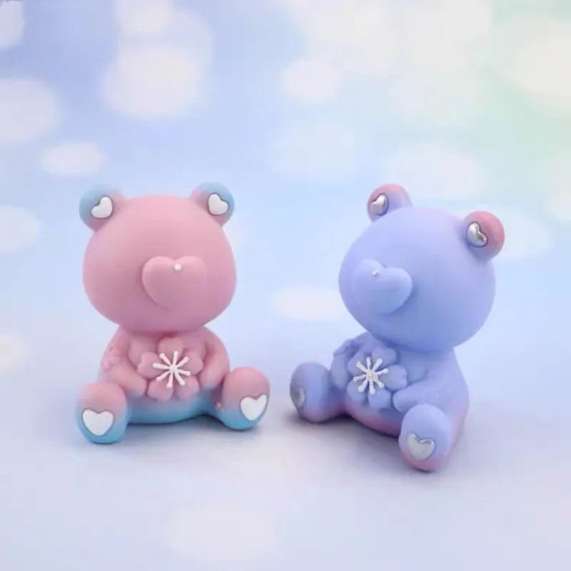 3D Love Bear Ice Cube Silicone Mold Three-dimensional Cartoon Aromatherapy Gypsum Candle Mold Fondant Cake Decorating Tools
3D Love Bear Ice Cube Silicone Mold Three-dimensional Cartoon Aromatherapy Gypsum Candle Mold Fondant Cake Decorating Tools