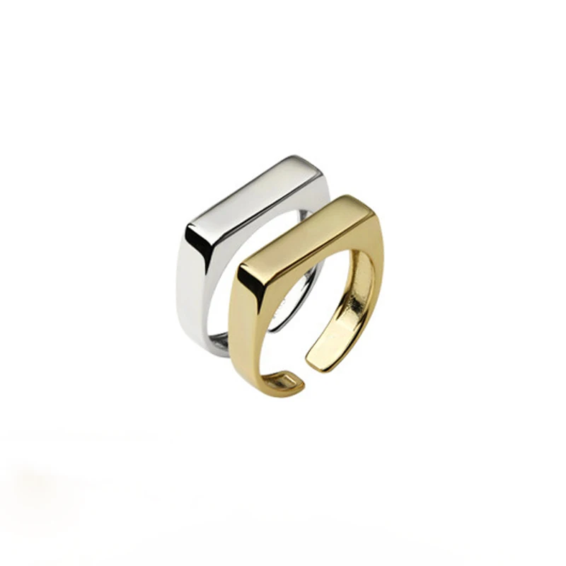 French Retro Geometric Square Ring Minimalist Fashion Classic Luxury Opening Adjustable Index Finger Ring Women Jewelry Gifts
French Retro Geometric Square Ring Minimalist Fashion Classic Luxury Opening Adjustable Index Finger Ring Women Jewelry Gifts