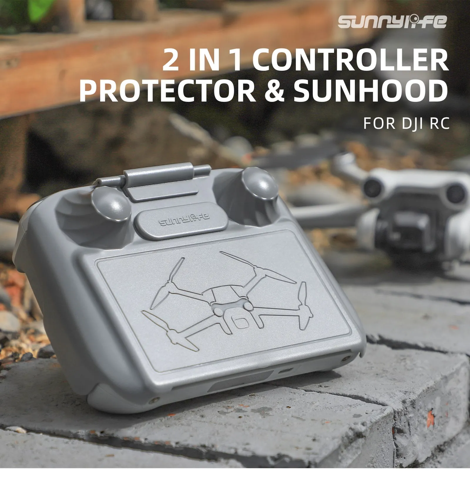 Чехол 2 в 1 для пульта дистанционного управления DJI RC Sunshade и Remote Control Cover
Чехол 2 в 1 для пульта дистанционного управления DJI RC Sunshade и Remote Control Cover