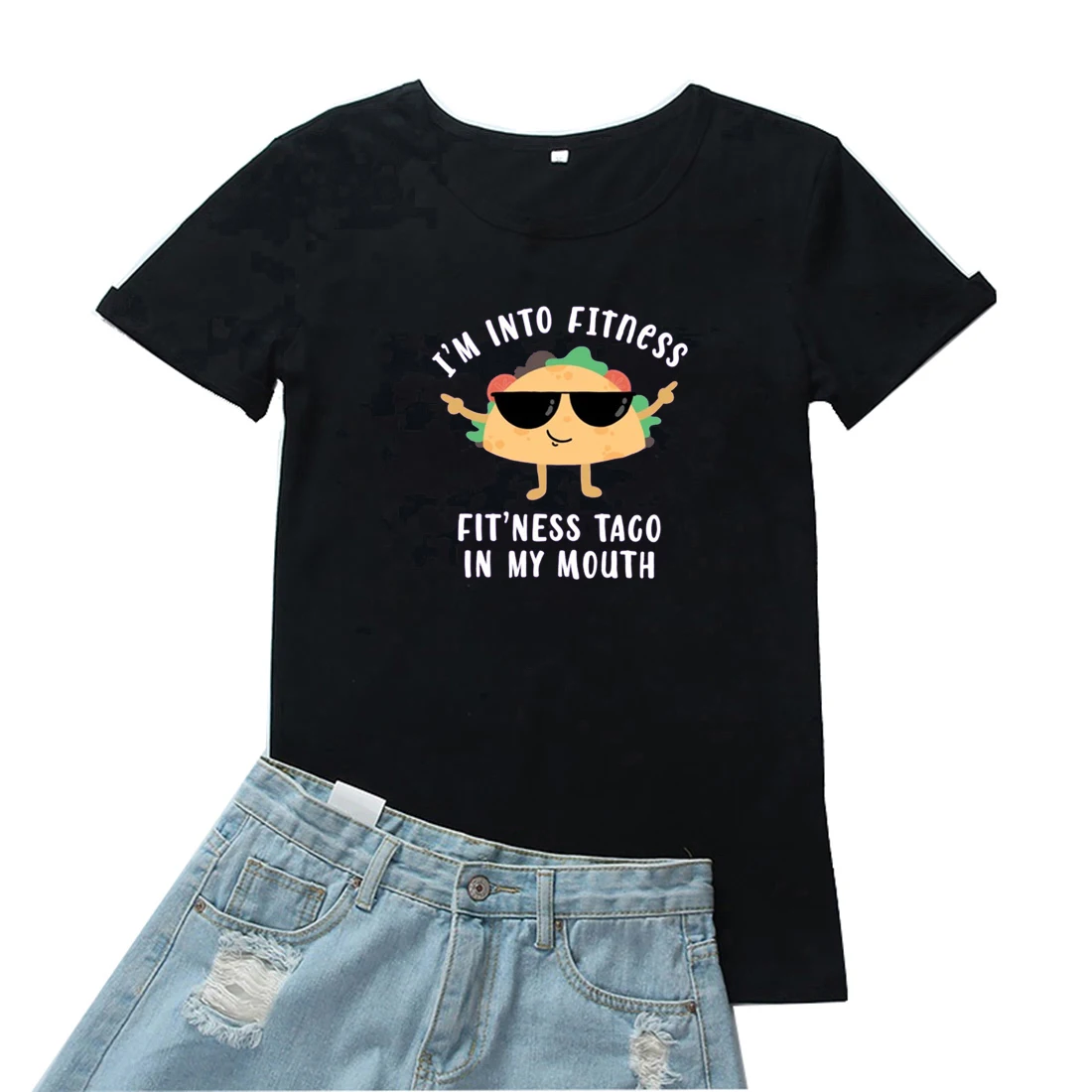 I'm Into Fitness Women T Shirt Cool Cartoon Sandwich Pattern Tshirt Women Loose Cotton Short Sleeves Women T-shirt Kawaii Tees
I'm Into Fitness Women T Shirt Cool Cartoon Sandwich Pattern Tshirt Women Loose Cotton Short Sleeves Women T-shirt Kawaii Tees